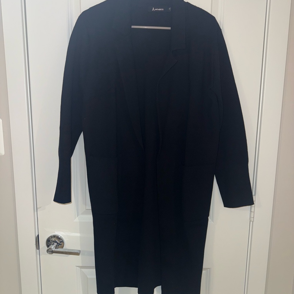 Women's Black Cardigan Sweater